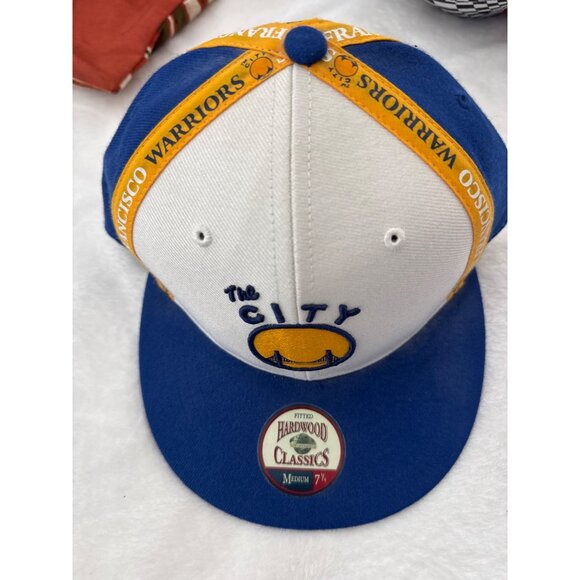 Hardwood Classics San Francisco Warriors "The City" Cap  Fitted M 7 1/4 - Picture 2 of 12